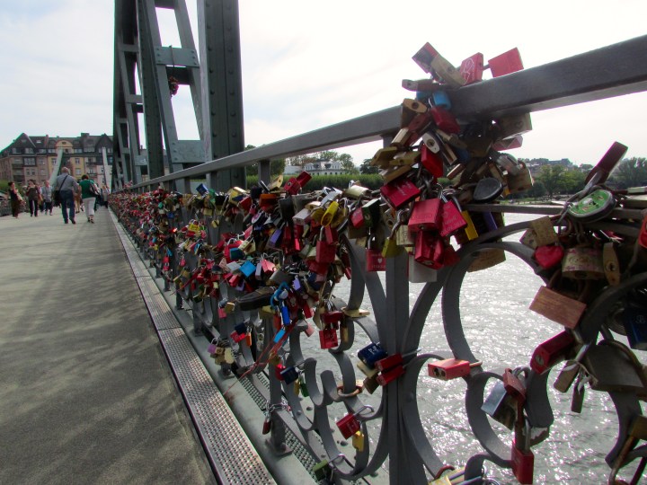 Eiserner Steg, Frankfurt, Germany - September 2014