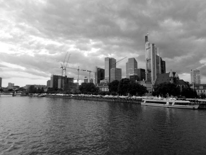 Frankfurt skyline- Frankfurt, Germany, August 2014